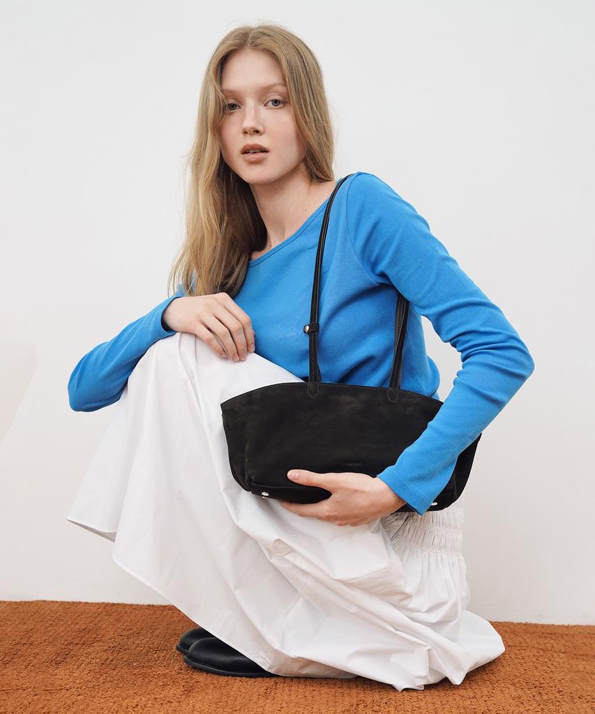 Ttudement Long Handle Shoulder Bag_Dark Brown