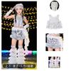 Girls Hip Hop Dance Outfit Jazz Performance Set Kids Cool Streetwear Stage Show