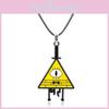 Gravity Falls Bill Geometric Alloy Necklace With Snake Chain For Fans And Collectors