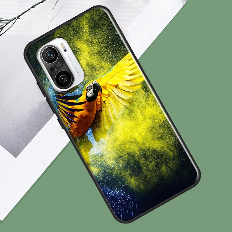 Чехол Animal Parrot Birds для Xiaomi 13 14 15 Ultra 13T 14T 15T Pro 17 Pro Max POCO F7 F5 F6 X5 X6 X7 Pro