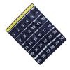 30 Pockets Wall Hanging Storage Bag Phone Holder Hanging Organizer with Numbers Navy Blue