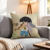 Anime Kotaro Lives Alone Cushion Cover 1Pcs Decorative Covers Soft Cushion Case For Sofa Couch Decor 40X40 45X45 Pillowcases