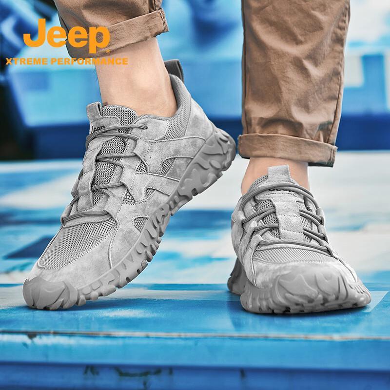 Jeep Мужская обувь для хайкинга и бега на открытом воздухе