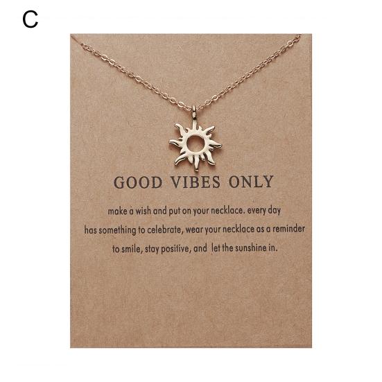 Золотое колье-чокер для женщин, ожерелье с подвеской в виде солнца/бабочки/совы/птицы, позолоченная цепочка