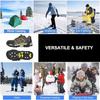 Snow - Shoe Covers for Ice Climbing, Tourism and Mountain Adventures, Stainless Steel Teeth, Climbing Steel Nails, Winter Outdoor Shoes