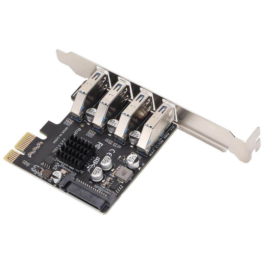 Карта расширения USB 3.0 PCIE PH64 Чип VL805 Передача 5 Гбит/с 4-портовая карта расширения USB для
