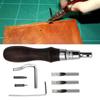 Edge Pressing Edge Beveller Groover Trenching Leather Trimming Tool Leather Edge Trimmer  Leather