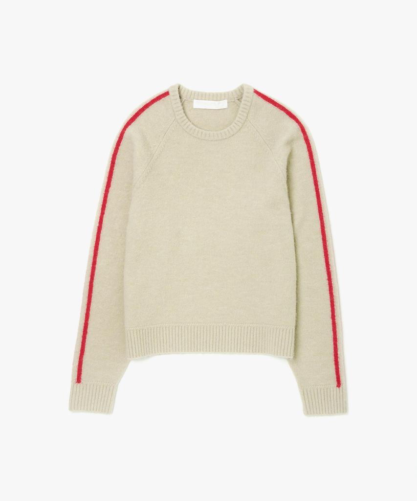 PLAC WOMEN Wool Blend Color Line Knit Ivory