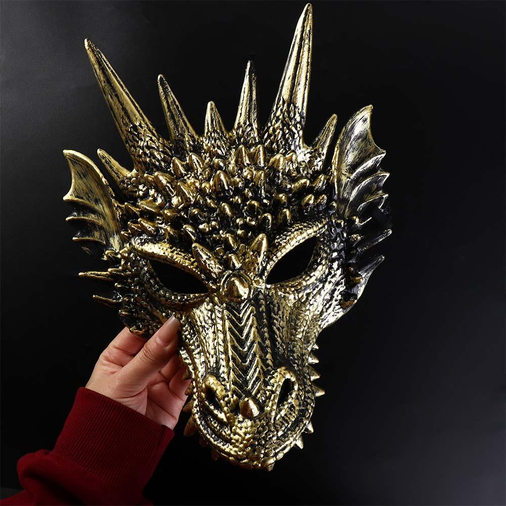 Decoration Halloween Carnival Halloween Festival Cosplay Prop Masquerade Anime Mask Dragon Mask