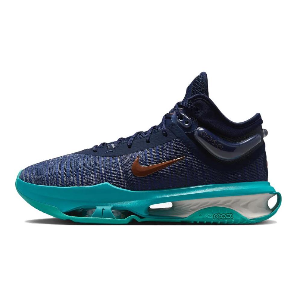 Nike Мужские кроссовки Air Zoom GT Jump 2 EP Obsidian Midnight Navy Сине-зеленые DJ9432-401