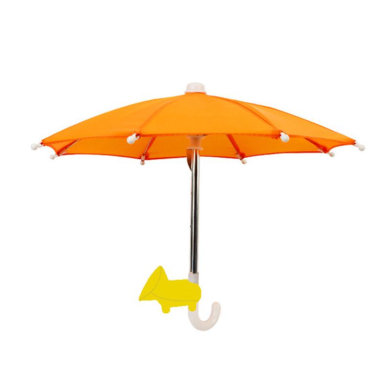 Многоцветный зонтик от солнца для мобильного телефона с присоской, подставка для телефона, чехол для улицы, солнцезащитный козырек, держатель для телефона, аксессуары