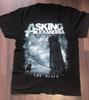 Черная футболка с логотипом Asking Alexandria Подарок фанатам Черная унисекс футболка
