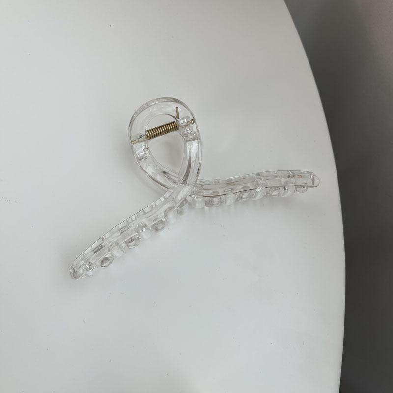 Матовые большие когти для волос, акриловые прозрачные заколки для волос, заколки в виде крабов, заколки для волос, головные уборы для женщин и девочек, корейские аксессуары для волос