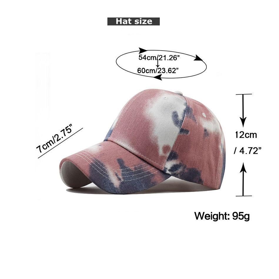 Бейсболка с принтом «Tie Dye Graffiti» для активного отдыха на весну и лето, мужская и женская хлопковая кепка «утконос», модная цветная солнцезащитная кепка и козырек от солнца