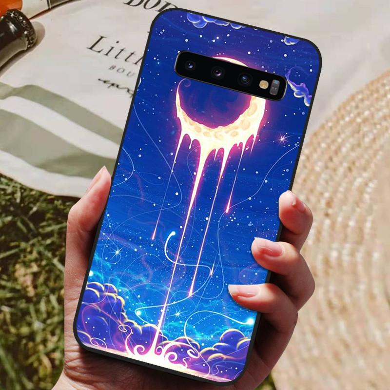 Чехол для Samsung S10 Plus Мягкий силиконовый чехол Черный бампер ТПУ Для Samsung Galaxy S10 S10E S 10 S10plus Чехлы для телефона Задние крышки