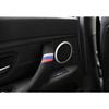 Для BMW X1 2010-2014 2015 Серебристый Стальной Декоративный Кольцо Рамка Крышка Динамика Двери 2 шт.