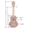 Kala Ukulele KA-15S-BLK Mahogany Soprano Body Black Case Included