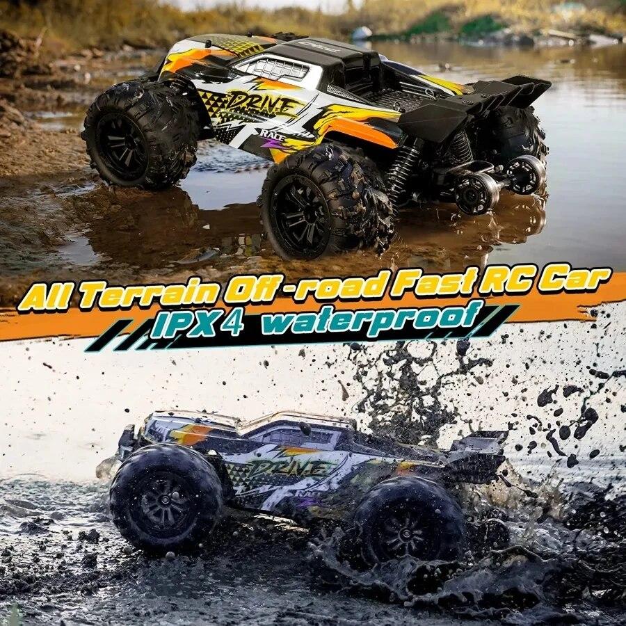 Новый высокоскоростной гоночный внедорожник 4WD RC Car 50 км/ч или 80 км/ч Супер бесщеточный высокоскоростной радио 4x4 Off Road Super Fast Drift Racing RC Truck Vehicle