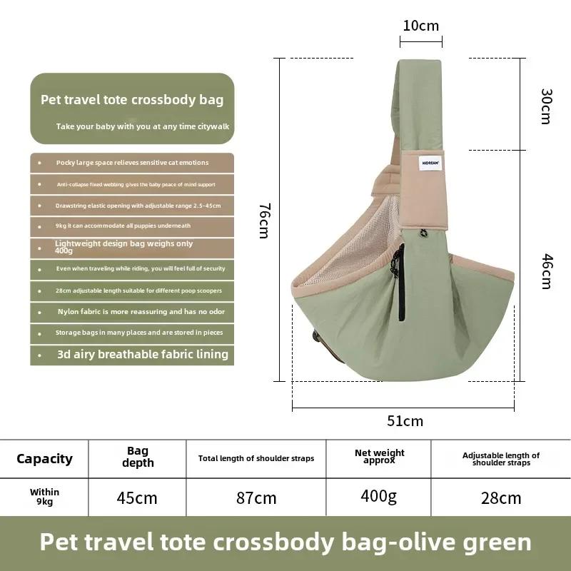 HiDREAM®Nylon Side Backpack для домашних животных, дорожная переноска для маленьких собак и кошек, оригинальный дизайн, мода