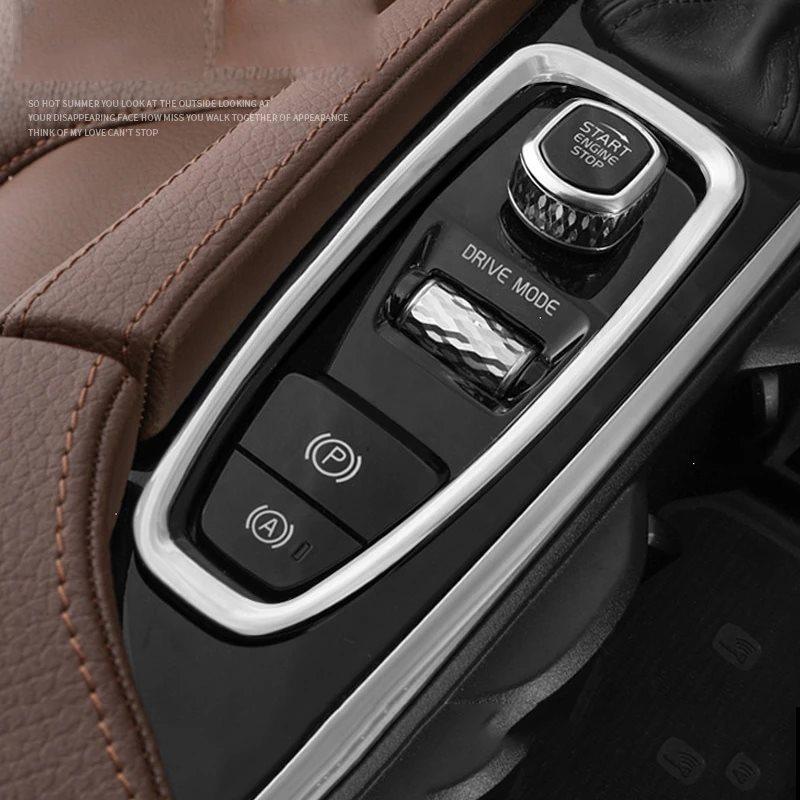 For Volvo XC90 XC60 S90 V90 V60 s60 ABS carbonfiber Center Console Car Armrest Gear Stall BrakeHand Frame Decoration Cover Trim