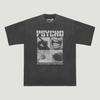 Psycho Mens Kids T Shirt, Alfred Hitchcock Classic Horror Movie Tee, Retro 60s Cult Film Graphic Shirt, Vintage Cinema Unisex Psycho Tee