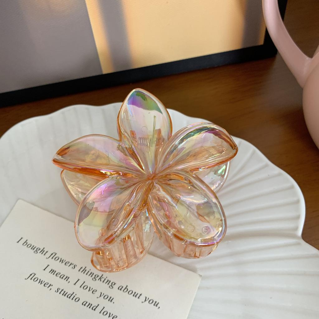 Праздничная заколка для волос в виде цветка яйца Богемия Цветочные заколки-крабы Заколки Девушки Большая заколка Аксессуары для укладки волос