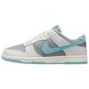 Dunk Anti Slip Wear Resistant Low Top Skateboard Shoes Men's Blue Gray