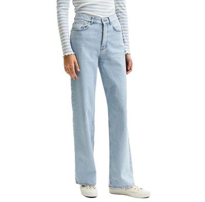 Selected Alice Wide Lon Sky high waist джинсы