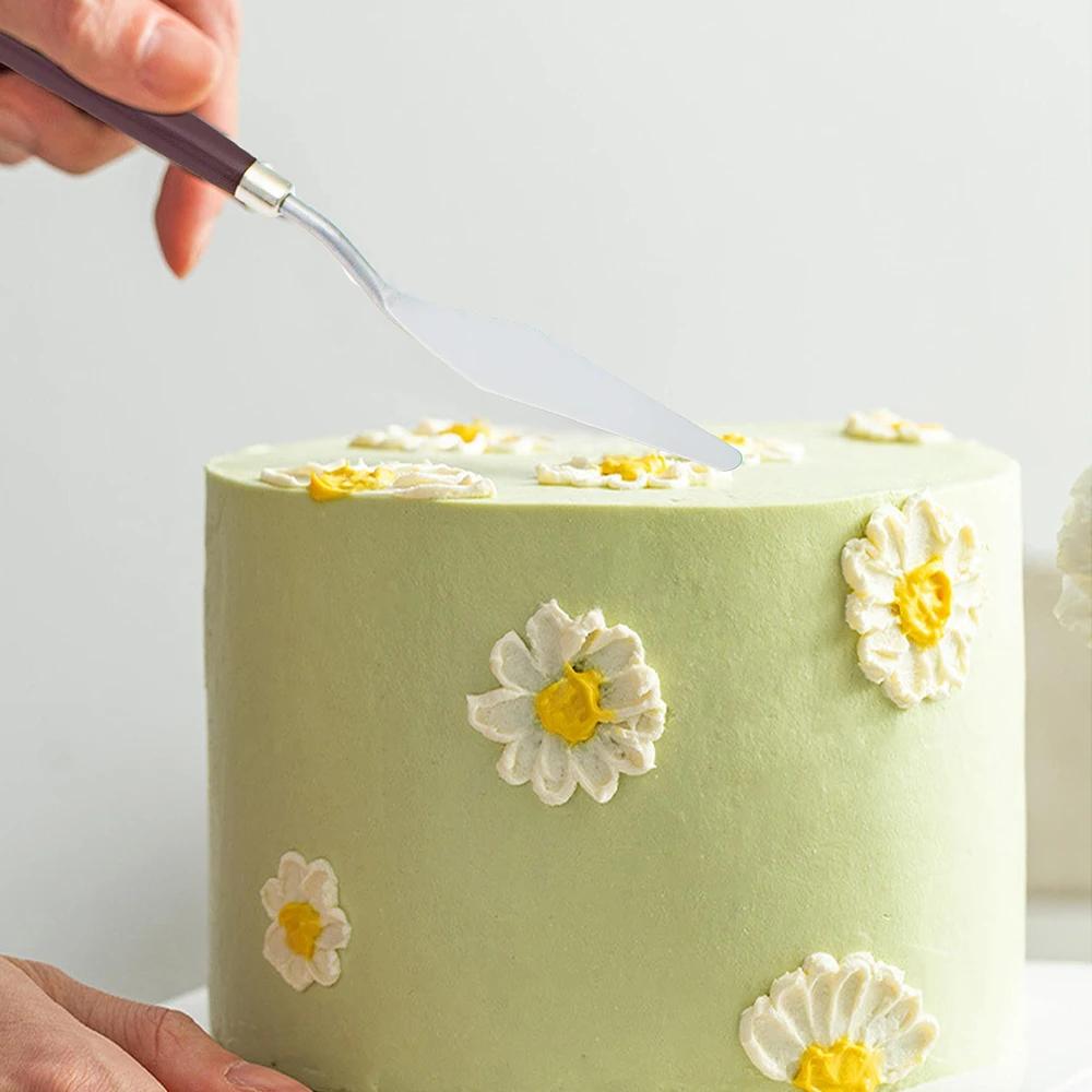 7Pcs Cake Palette Knife for Baking Oil Paint Knives Painting Spatula for Art Small Clay Tools Cake Decorating/Design 1023413