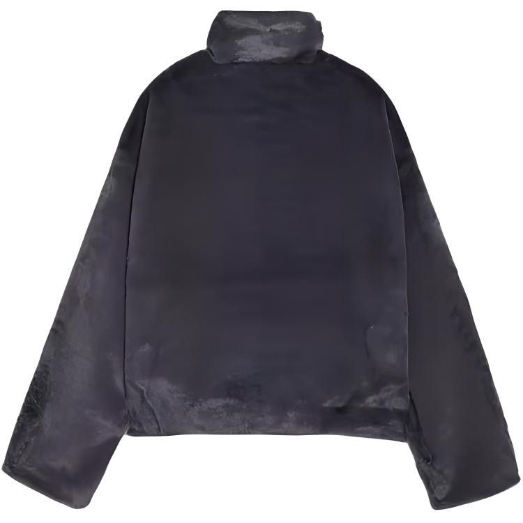 Puma Куртка женская серая с воротником-стойкой, на молнии, удобная, теплая, дышащая, с длинным рукавом 626517-69