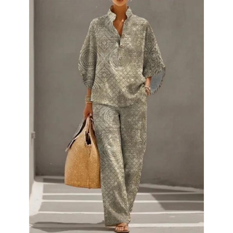 1116 women's shirt set, a fashion casual suit