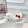 Мультяшная милая большая сумка HelloKitty через плечо с бантом, портативная фитнес-сумка Hello Kitty, сумка-мессенджер для путешествий
