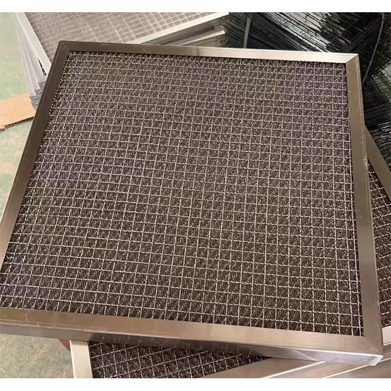 SCAF High Temperature Metal Flat Panel Filter
