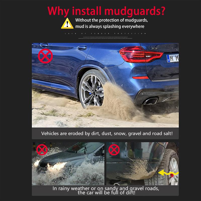 Крылья для BMW X4 G02 M Sport-2022, передние и задние, 4 шт., брызговики, автомобильные аксессуары, автомобильный стильный брызговик