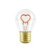 Cute Cartoon LED Bulb Night Light, Rechargeable, Colorful Decorative Portable Lamp