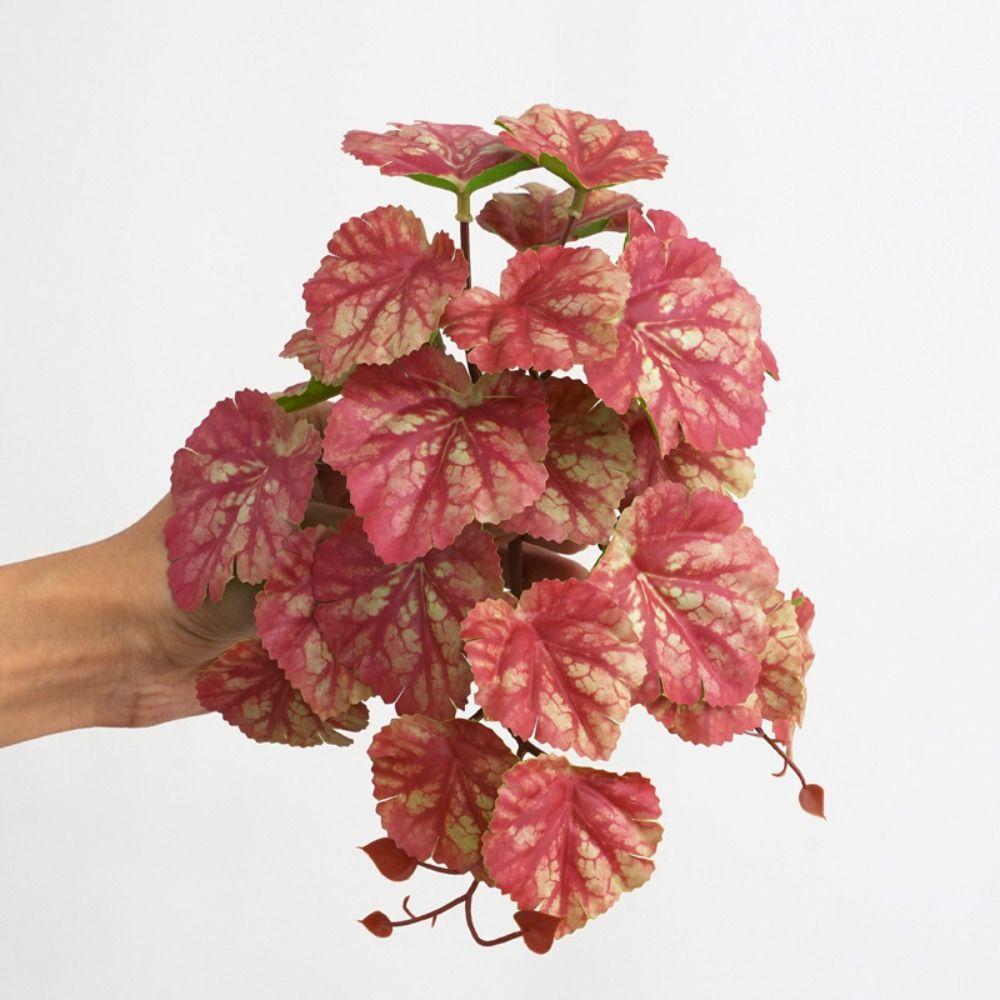 23 листа зеленых горшечных растений большая шелковая черепаха спина бамбуковые листья домашний садовый декор