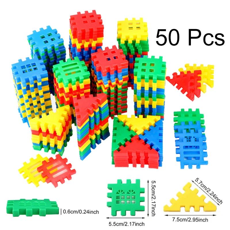 Детский дом, строительные блоки, игрушки, пластиковый стержень, снежинка, головоломка для раннего образования, обучающая игрушка для мальчиков и девочек, подарки на день рождения TMZ