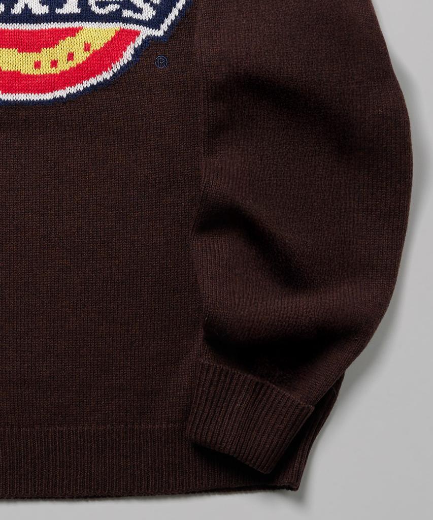 Dickies Свитер с логотипом-деревом, вязаный, коричневый