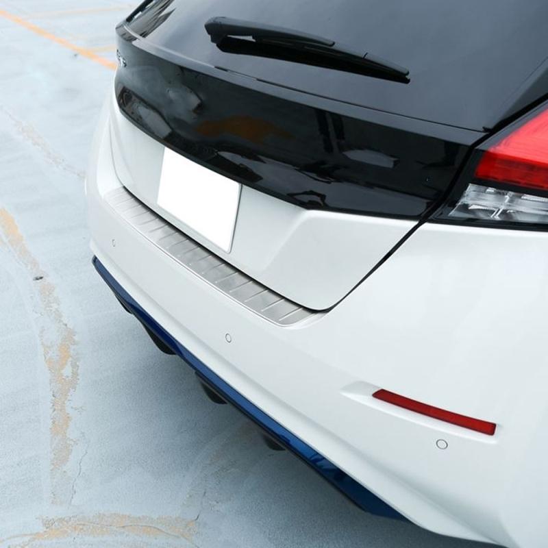 Fit For Nissan Leaf ZE1 2017 18 19 20 Rear Bumper Protection Sill Outside Trunk Step Panel Sill Plate Decorate Accessories