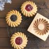 Резные формы для печенья с джемом Рельефные формы для печенья Бытовая деревянная формочка для печенья Пекарня