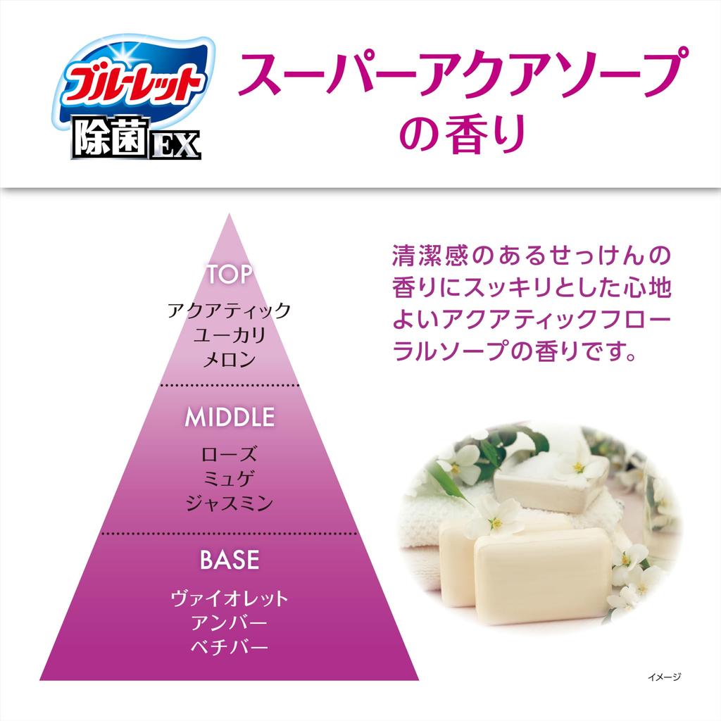 Bluelet Super Aqua Soap Liquid Disinfectant EX Refill X 8 [Bulk Purchase] (Bonus Included)