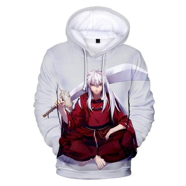 Anime Inuyasha 3d Print Hoodies Men Women Casual Fashion Sweatshirt Hoodie Harajuku Trendy Pullover Hip Hop Streetwear Tops