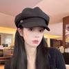 Beret Female British Retro Sunscreen Newsboy Hat Foreign Style Fashion Sweet Octagonal Hat