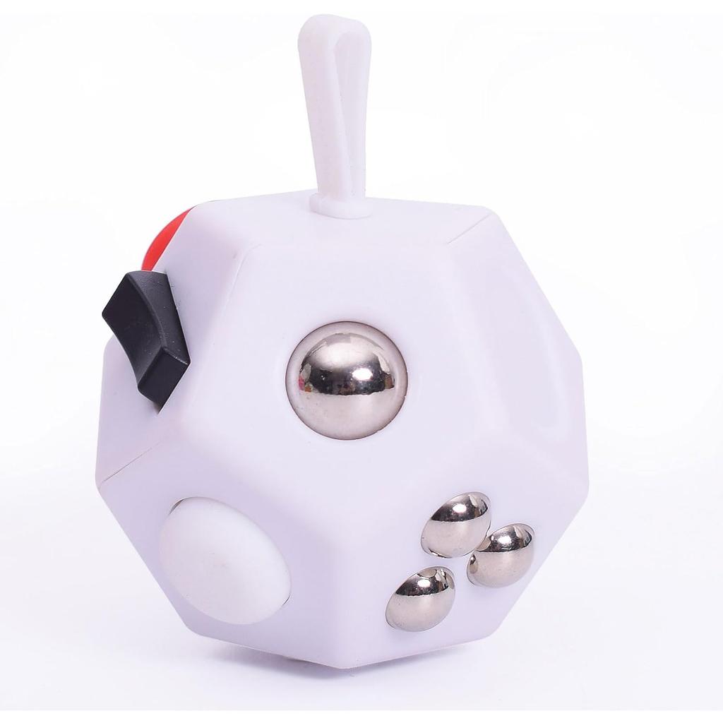 Маленькие игрушки-фиджет, 12-гранные кубические игрушки для детей и взрослых с тревогой, СДВГ, аутизмом и снятием стресса