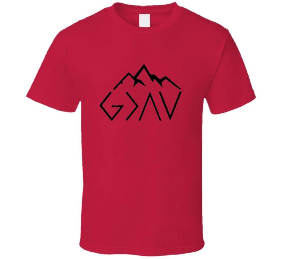 God Is Greater Than The Highs And The Lows Christian T Shirt Mens Kids Womens Boys girls children