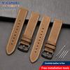 Для серии Timex T49905 T49963 T49953 TW4B01900 Оригинальный кожаный ремешок Мужской матовый браслет из коровьей кожи 20 мм 22 мм Черный Коричневый