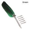Supplies Creative Stationery Writing Tools With 5pcs Nib Ink Pen Feather Pen Fountain Pen Signature