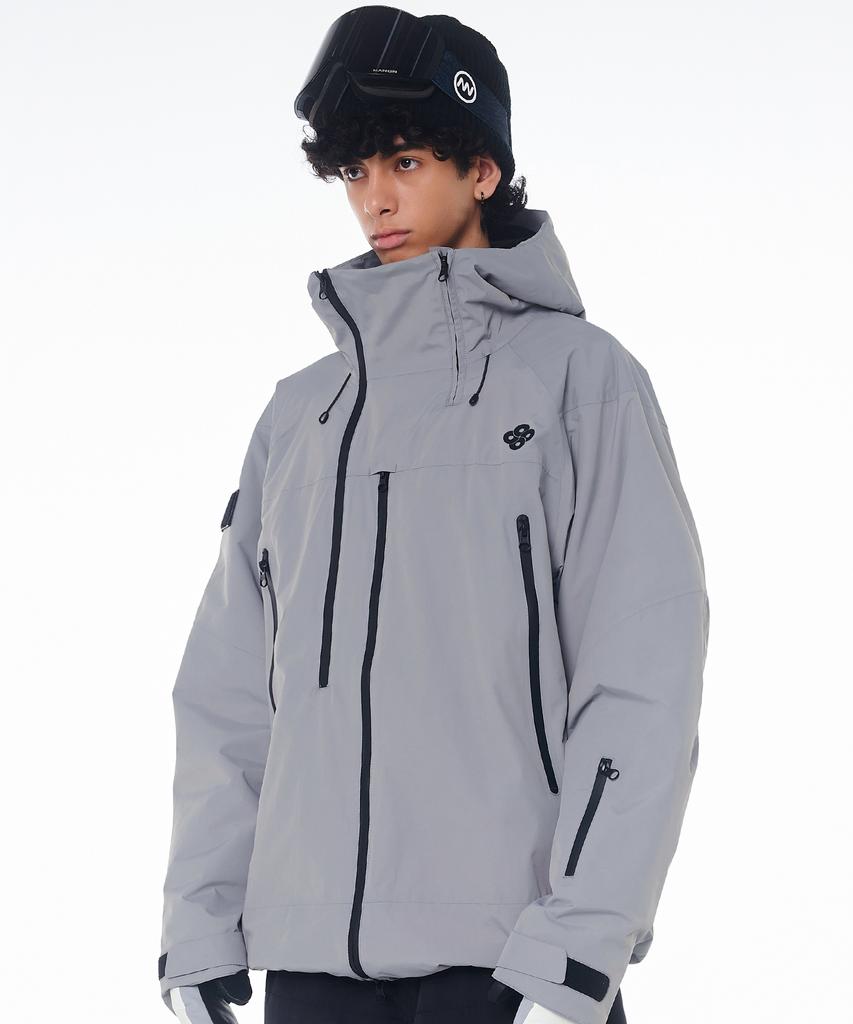Куртка-анорак для кук 2425 Ricca Snowboard Серая Унисекс