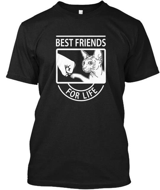 Sphynx Cat Best Friends For Life T-shi - TTshirt Made in the USA Size S to 5XL