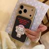 Милый Чехол-Обезьянка Biye для iPhone 17 17e 16e 16 15 14 13 12 11 Air Pro Max X XR XSMAX 8 Plus Роскошная Прозрачная Мягкая Задняя Крышка